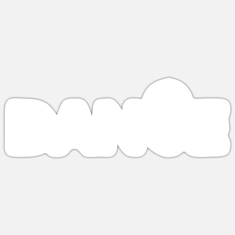 Dancing Dance Music - Sticker size S (10 x 10 cm) - white matte