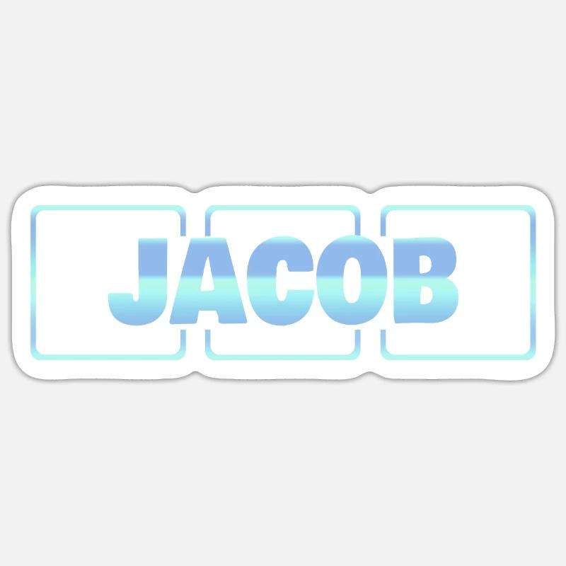 Graviditet Jacob Sticker størrelse S (10 x 10 cm)