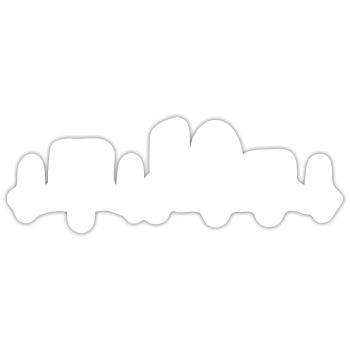 Domestic help, cleaner, housekeeper - Sticker size S (10 x 10 cm) - white matte - Front