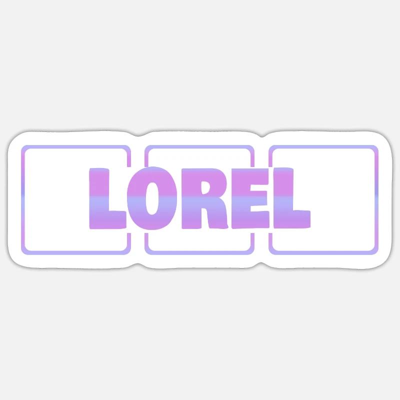 Graviditet Lorel Sticker størrelse S (10 x 10 cm)