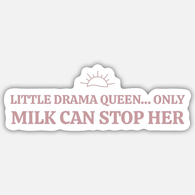 Bébé - Sticker taille S (10 x 10 cm) - blanc mat