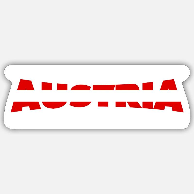Austria Sticker Größe S (10 x 10 cm)