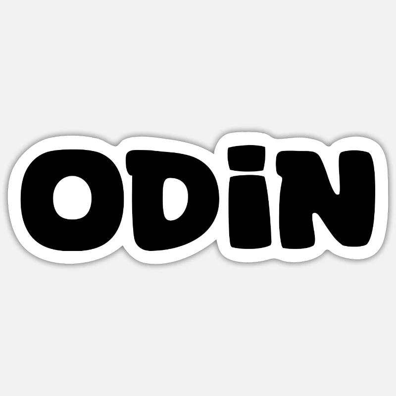 Nom - Odin Sticker taille S (10 x 10 cm)