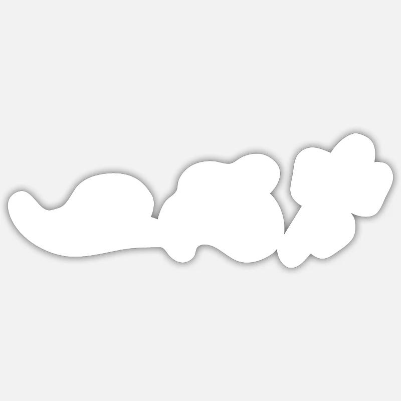 Triathlon - Sticker size S (10 x 10 cm) - white matte