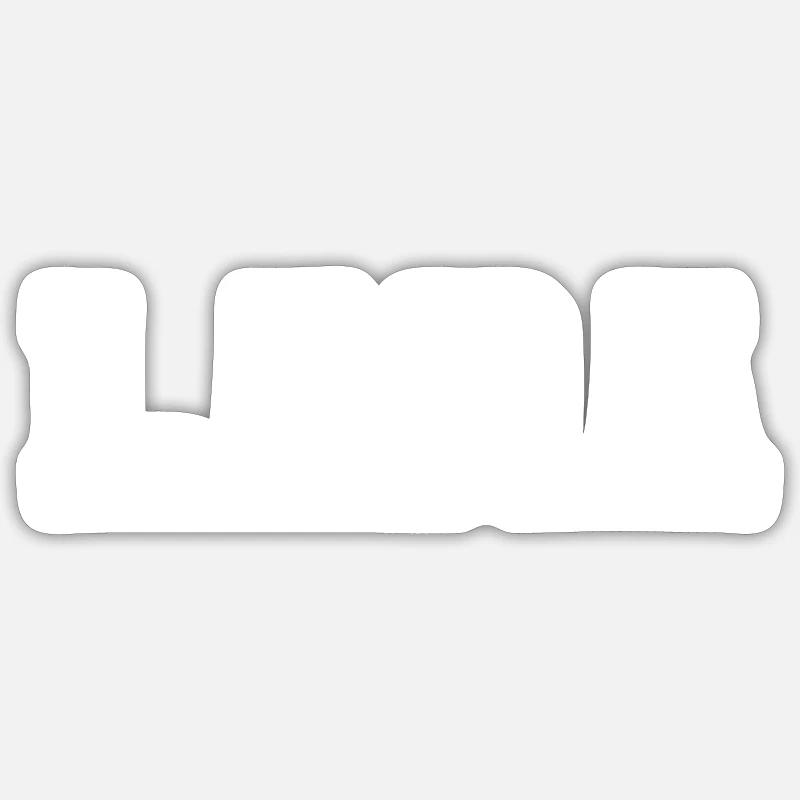 Name - Lara - Sticker size S (10 x 10 cm) - white matte