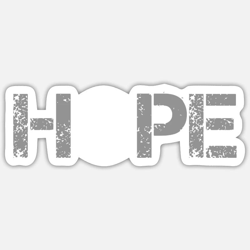 Hope Sticker Größe S (10 x 10 cm)