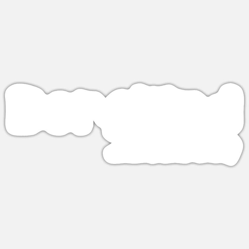 Dorfkind - Sticker Größe S (10 x 10 cm) - Mattweiß