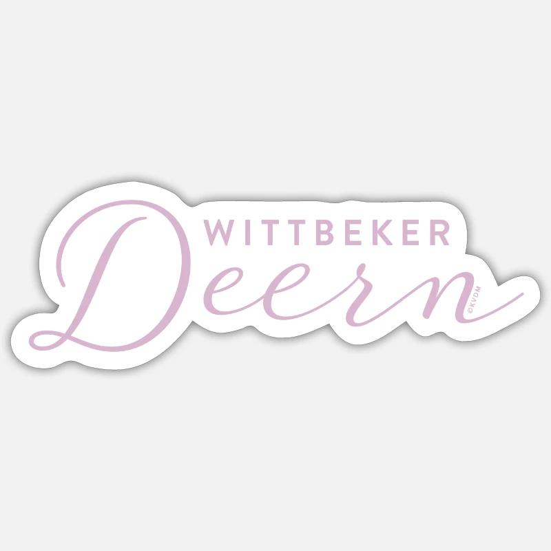 Wittbeker Deern Script light pink 2024 Sticker size S (10 x 10 cm)