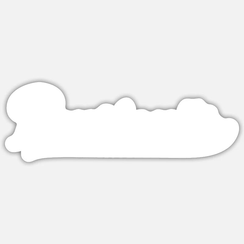Pensionär - Sticker Größe S (10 x 10 cm) - Mattweiß