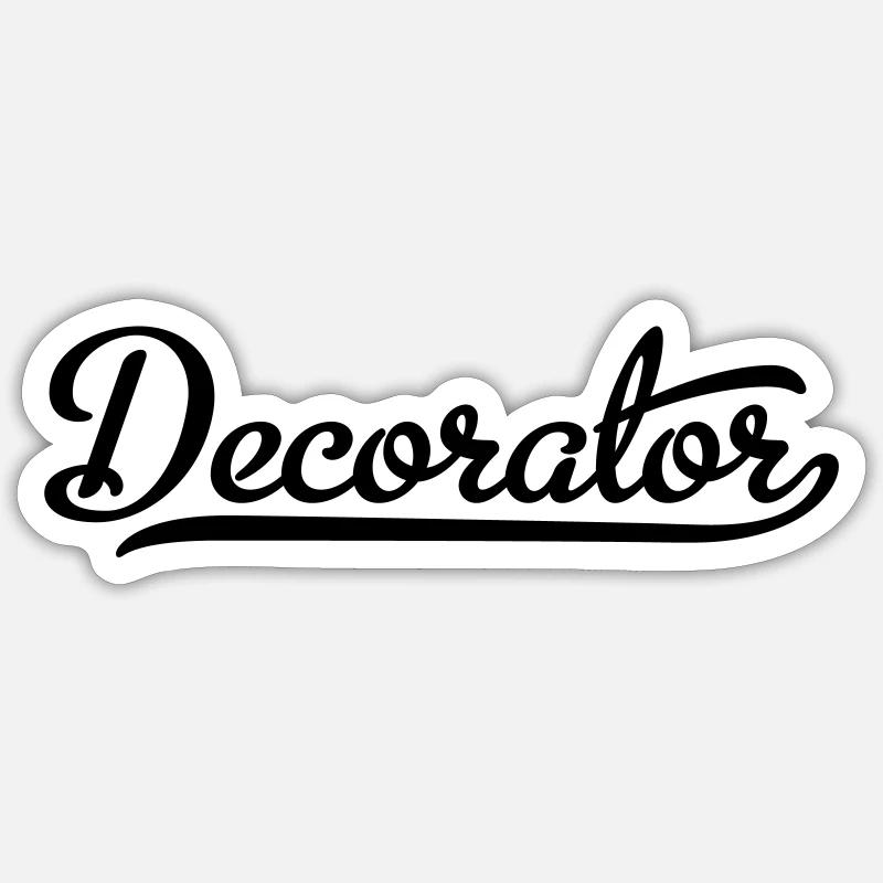 Painter - Sticker size S (10 x 10 cm) - white matte