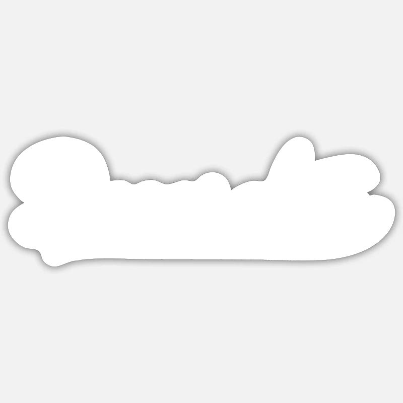 Intérieur - Sticker taille S (10 x 10 cm) - blanc mat