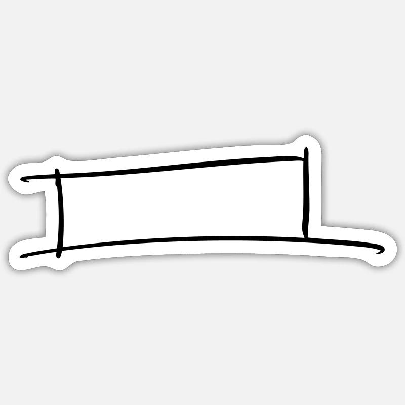 Decorative frame. Banner / Name Badge Template. Sticker size S (10 x 10 cm)