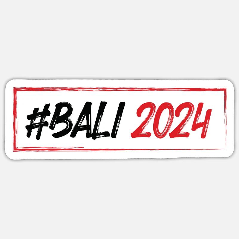 Bali 2024 - Sticker size S (10 x 10 cm) - white matte