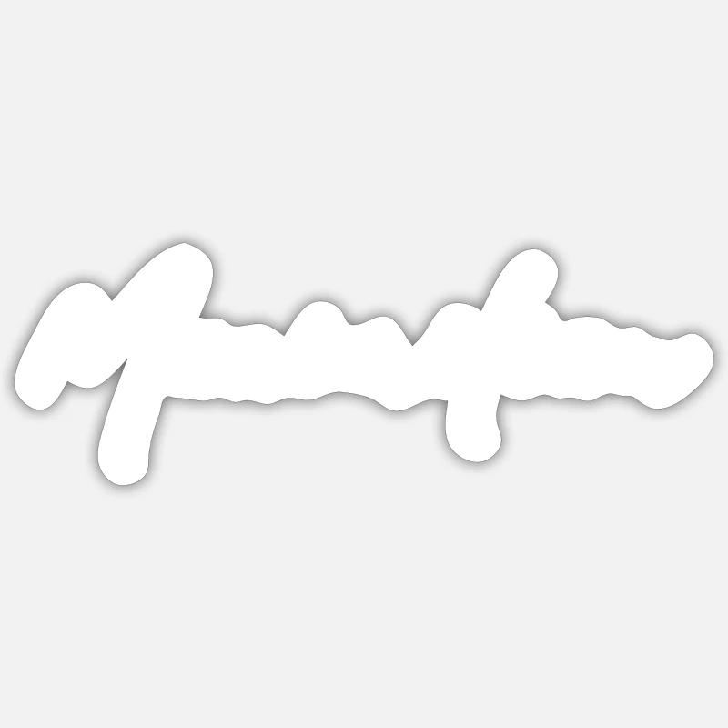 Maximilien Nom avec M Nom de garçon Garçon Naissance Bébé Sticker taille S (10 x 10 cm)