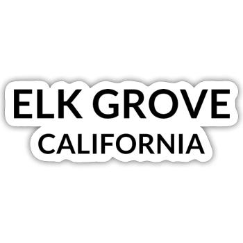 Elk Grove, California, USA - Sticker size S (10 x 10 cm) - white matte - Front