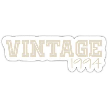 Vintage 1994 Original 1994 Retro 1994 Gift 1994 - Sticker size S (10 x 10 cm) - white matte - Front