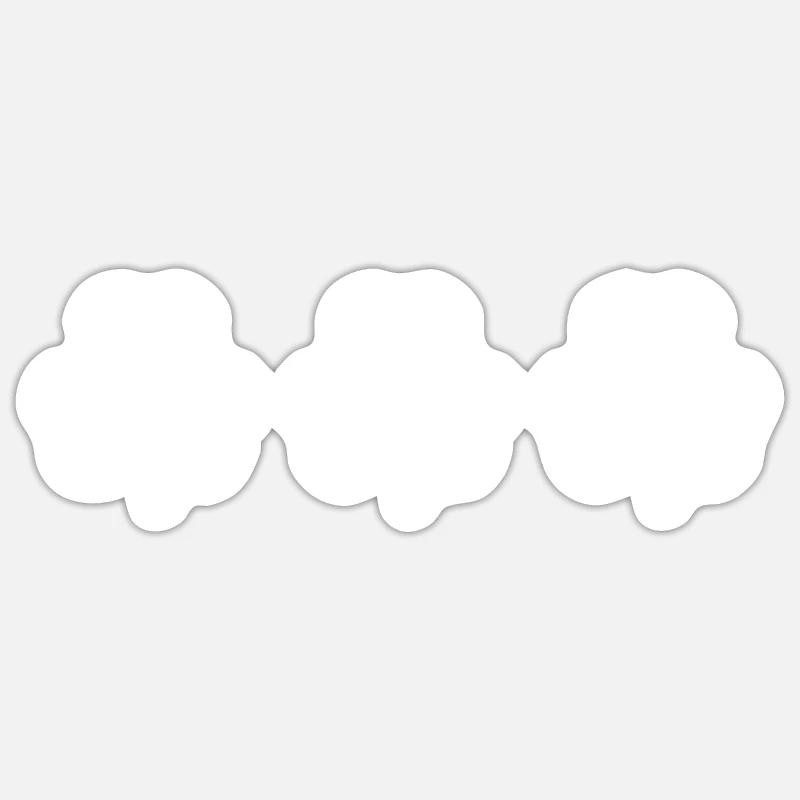 Trèfle de la Saint-Patrick d’Irlande Sticker taille S (10 x 10 cm)