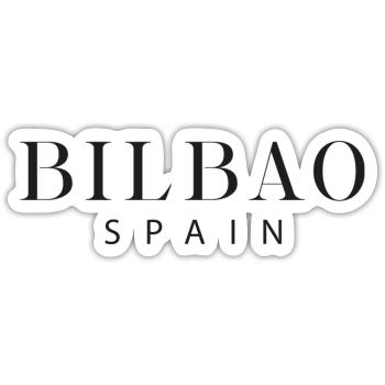 Bilbao - Spain - Sticker size S (10 x 10 cm) - white matte - Front
