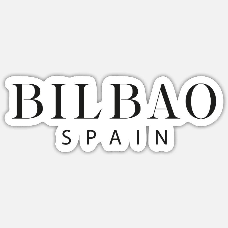 Bilbao - Spain Sticker Größe S (10 x 10 cm)