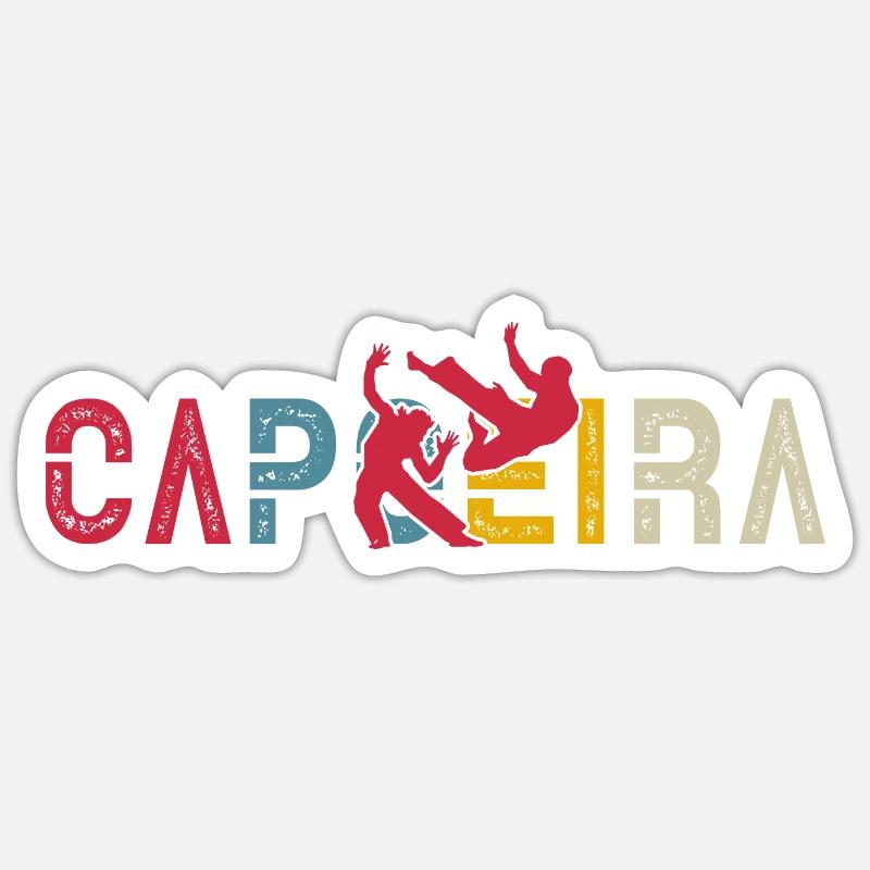 Capoeira - Sticker size S (10 x 10 cm) - white matte
