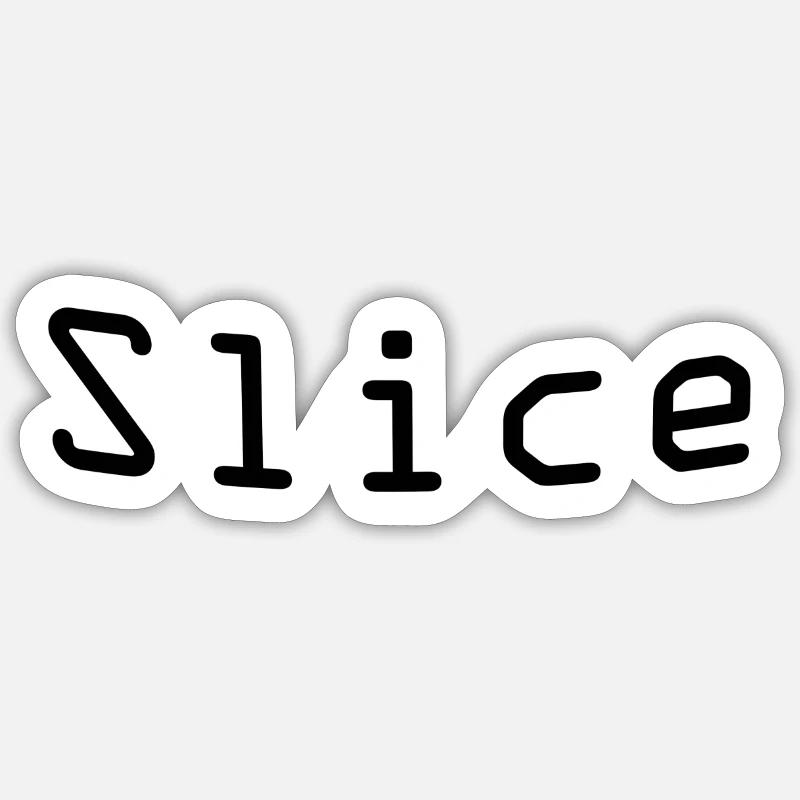 Tranche Sticker taille S (10 x 10 cm)