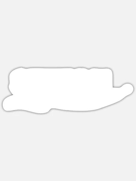 - Sticker size S (10 x 10 cm) - white matte