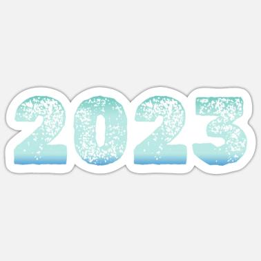 Froid 2023 Autocollant