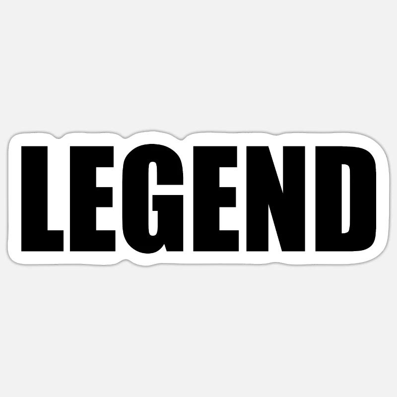 Legend Sticker Größe S (10 x 10 cm)