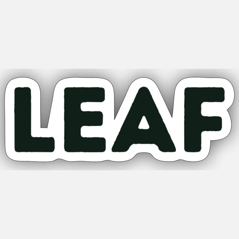 Leaf Sticker size S (10 x 10 cm)