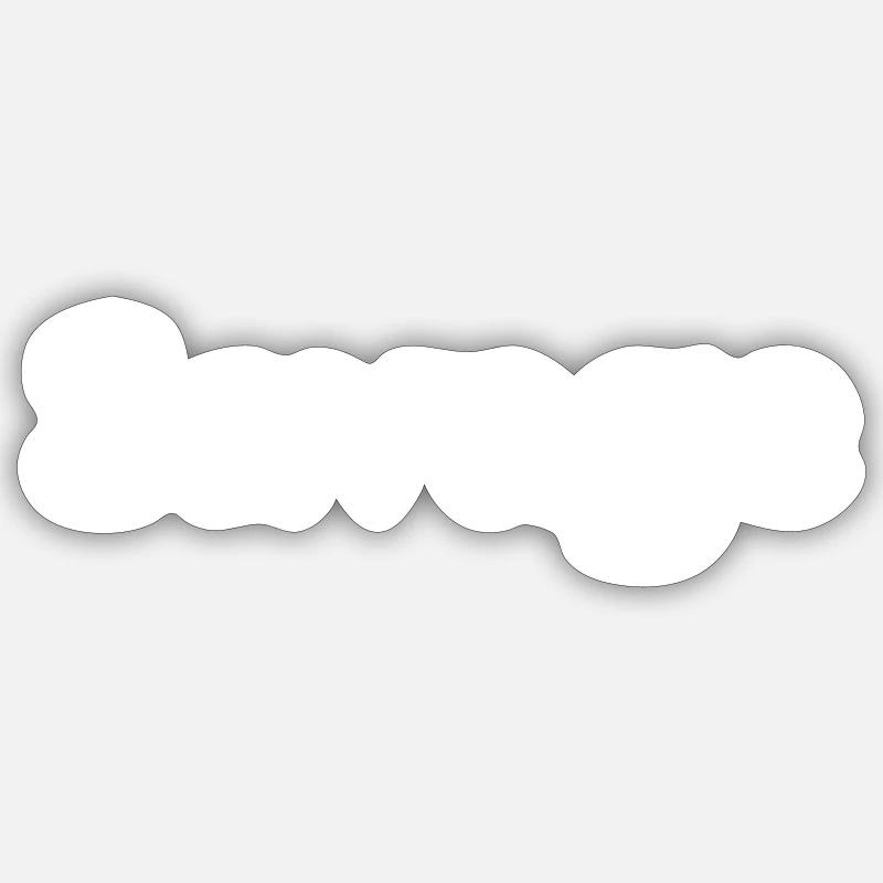 Savage - Sticker size S (10 x 10 cm) - white matte