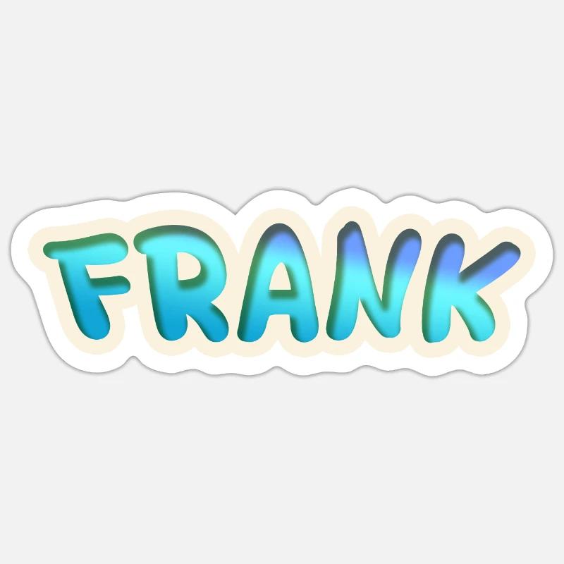 Frank Sticker size S (10 x 10 cm)