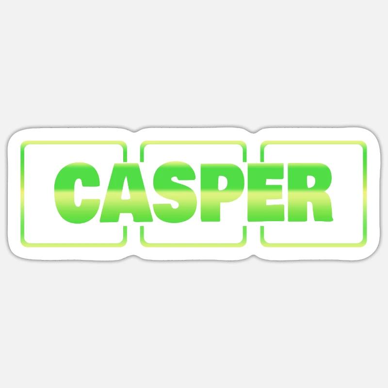 Casper as a gift idea Sticker size S (10 x 10 cm)