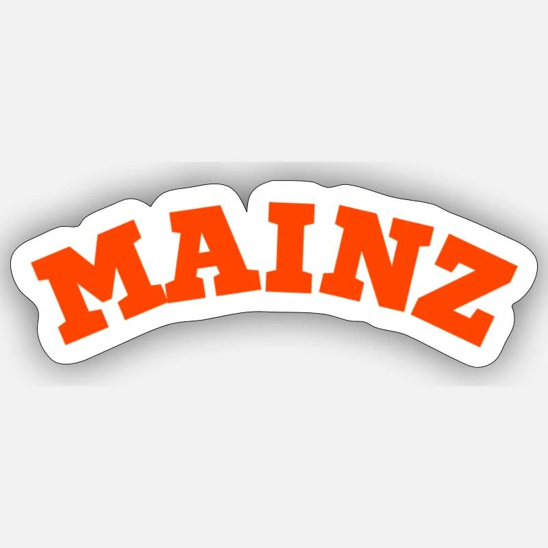 Mainz - Sticker Größe S (10 x 10 cm) - Mattweiß