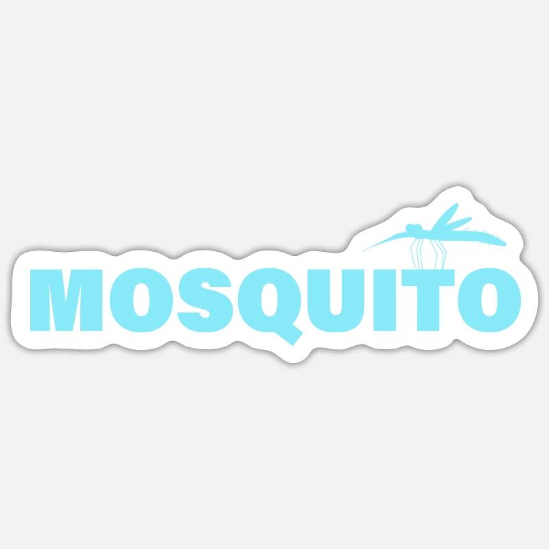 MOSQUITO - Sticker size S (10 x 10 cm) - white matte