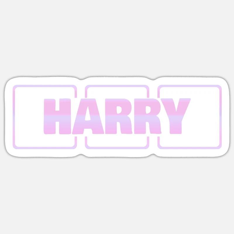 Harry bébé - Sticker taille S (10 x 10 cm) - blanc mat