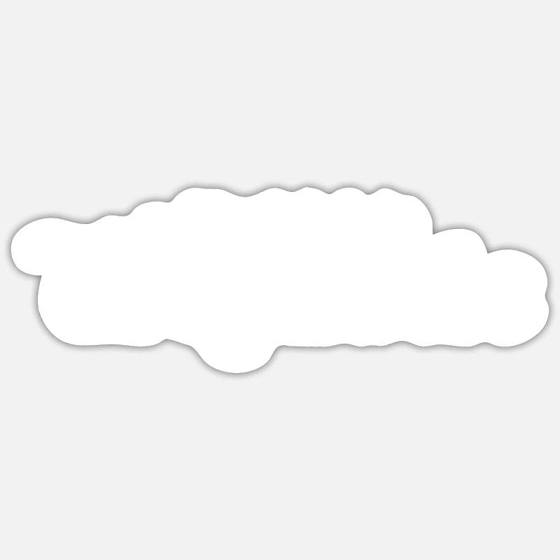 A Little Bit Dramatic - Sticker size S (10 x 10 cm) - white matte