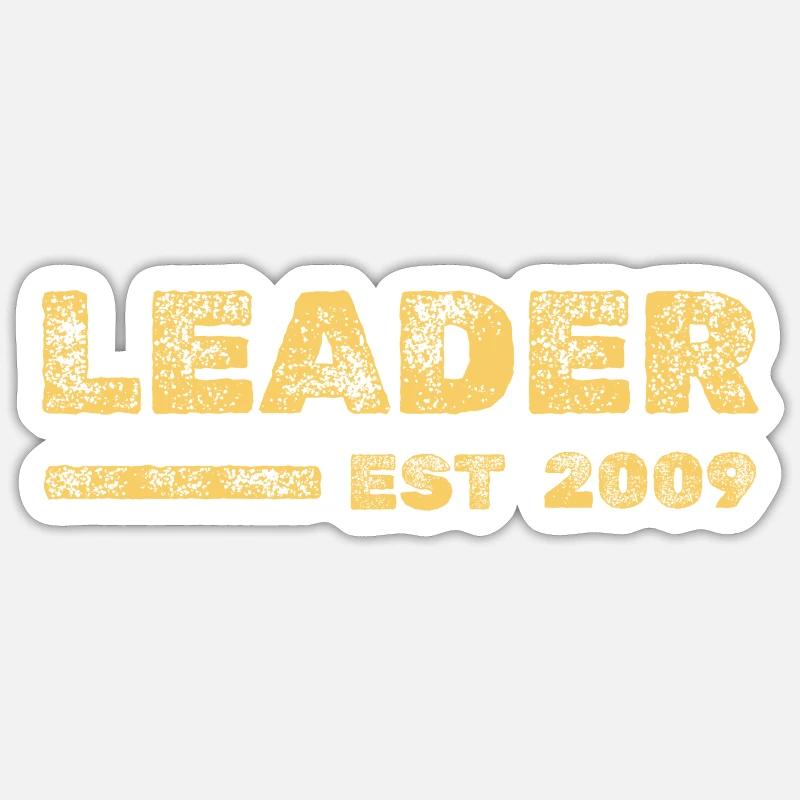 Leader 2009 Sticker size S (10 x 10 cm)