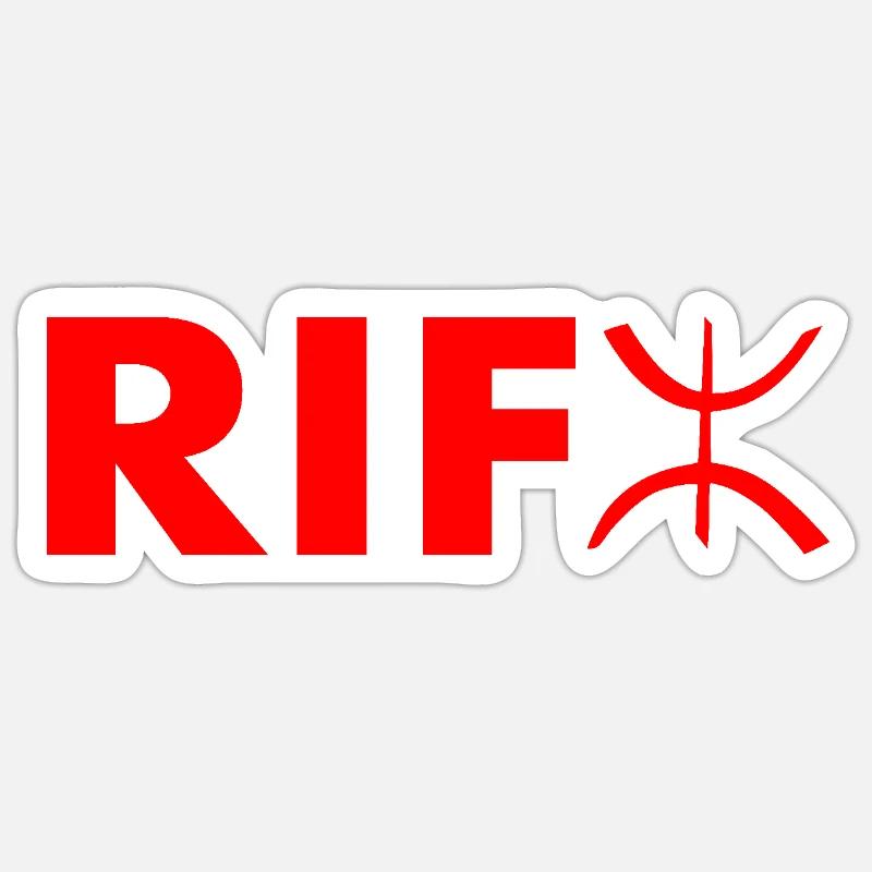 Rif - Sticker size S (10 x 10 cm) - white matte