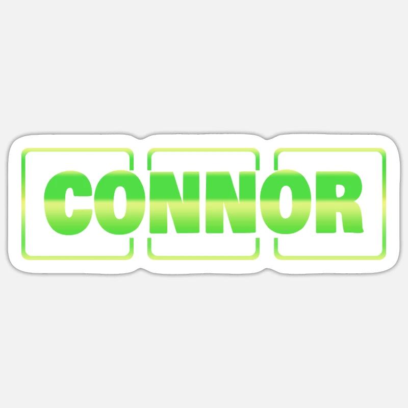 Connor comme idée cadeau Sticker taille S (10 x 10 cm)