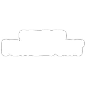 Germany Frankfurt - Urban Vintage Design - Sticker size S (10 x 10 cm) - white matte - Front