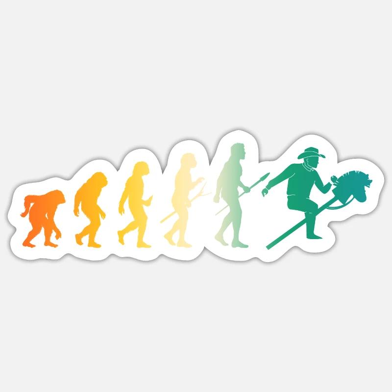 Steckenpferd Evolution Hobby Horsing Sticker Größe S (10 x 10 cm)
