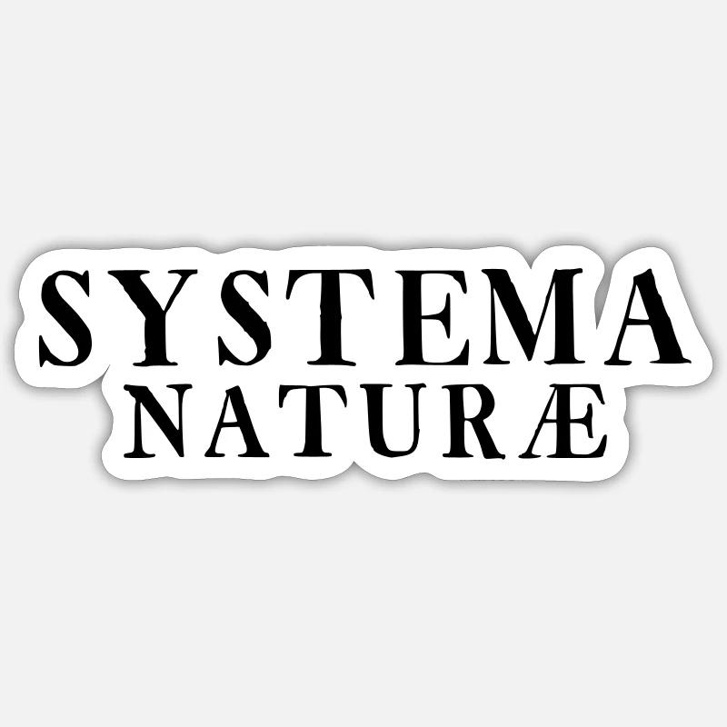Systema Naturae Sticker Größe S (10 x 10 cm)