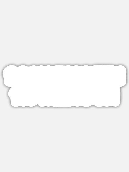 99%Nikotin 1%Mensch - Sticker Größe S (10 x 10 cm) - Mattweiß