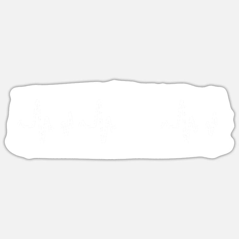 Hund Dackel - Sticker Größe S (10 x 10 cm) - Mattweiß