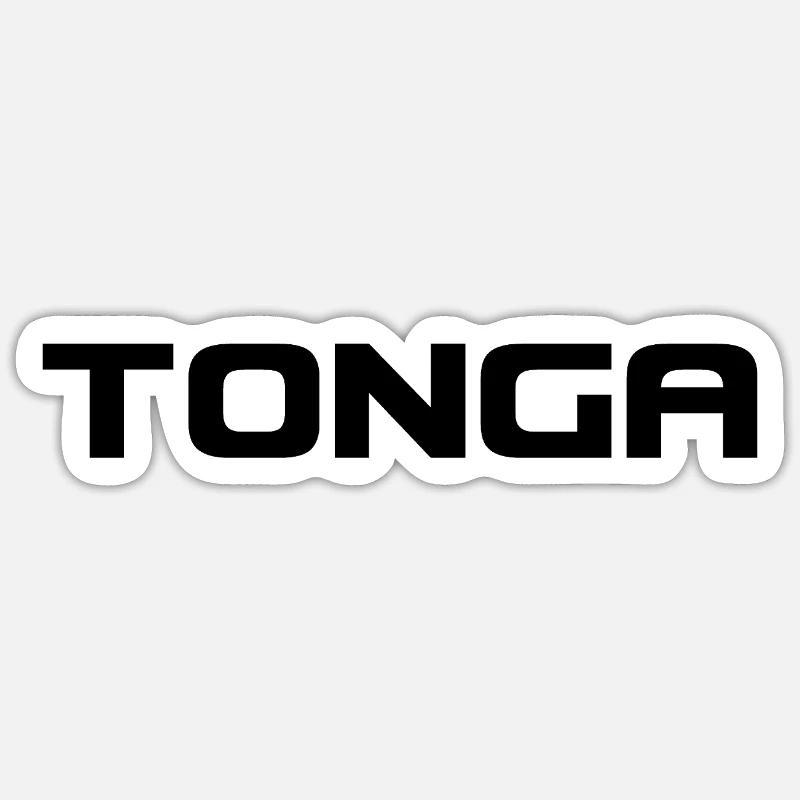 Tonga Logo - Pacific - Polynesia - South Seas Sticker size S (10 x 10 cm)