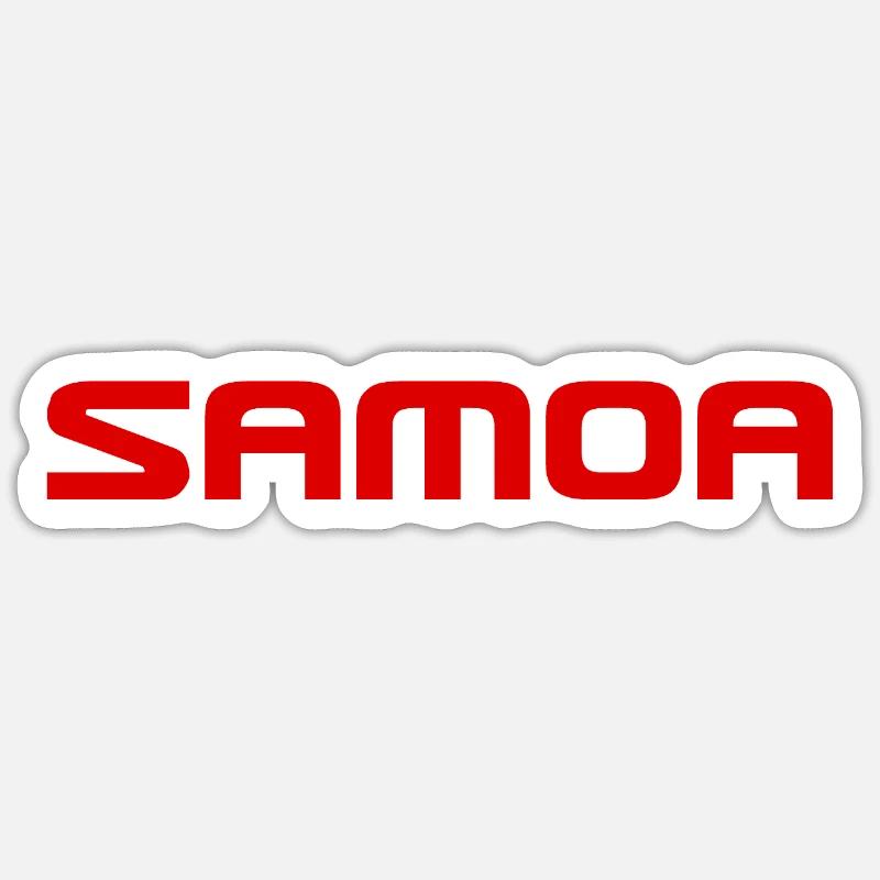 Samoa - Rugby - South Seas - Polynesia Sticker size S (10 x 10 cm)