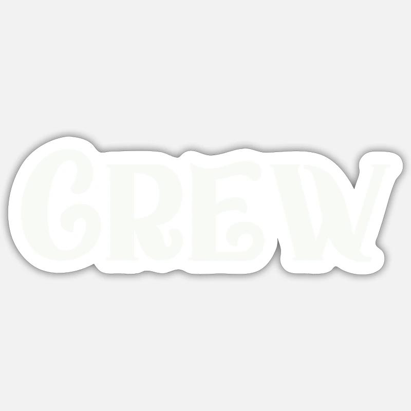 crew Sticker size S (10 x 10 cm)