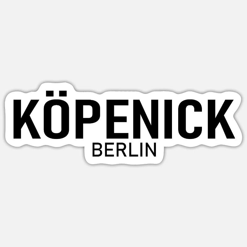 Köpenick - Berlin - Deutschland - Sticker Größe S (10 x 10 cm) - Mattweiß