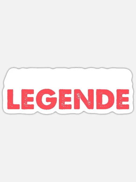 Altenpfleger Legende - Sticker Größe S (10 x 10 cm) - Mattweiß