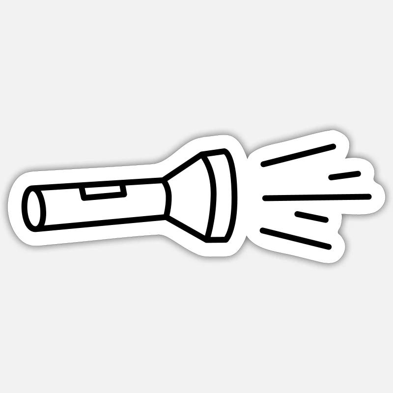 Torche Sticker taille S (10 x 10 cm)